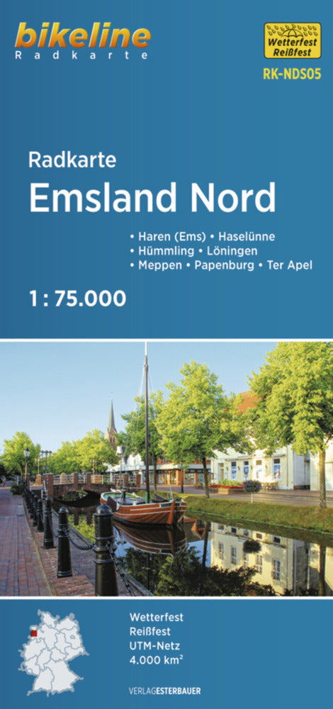 Radkarte Emsland Nord (RK-NDS05) (Esterbauer Verlag)