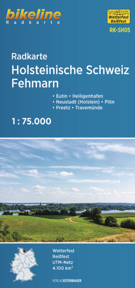Radkarte Holsteinische Schweiz Fehmarn (RK-SH05) (Esterbauer Verlag)