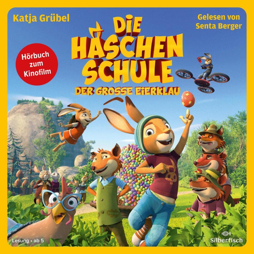 Die Häschenschule - Der große Eierklau, 2 Audio-CD (Katja Grübel)