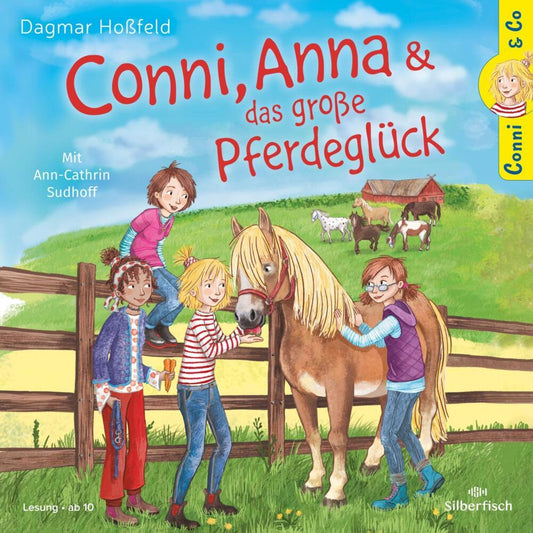 Conni, Anna und das große Pferdeglück, 2 Audio-CD (Dagmar Hoßfeld)
