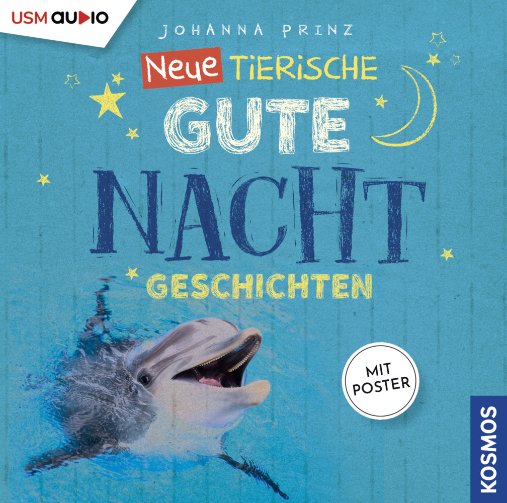 Neue Tierische Gute-Nacht-Geschichten, 1 Audio-CD (Johanna Prinz)