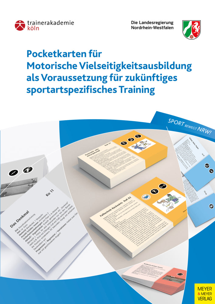 Pocketkarten für Motorische Vielseitigkeitsausbildung als Voraussetzung für zukünftiges sportartspezifisches Training (Trainerakademie Köln)