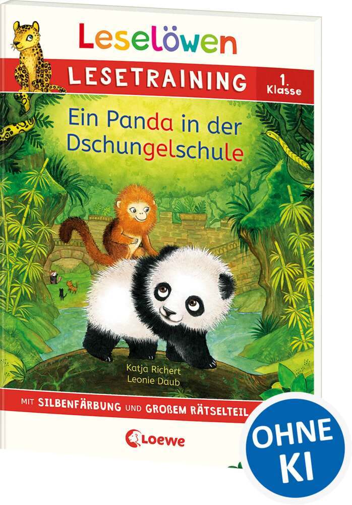 Leselöwen Lesetraining 1. Klasse - Ein Panda in der Dschungelschule (Katja Richert)
