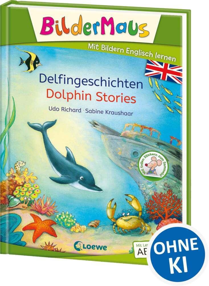 Bildermaus - Mit Bildern Englisch lernen - Delfingeschichten - Dolphin Stories (Udo Richard)