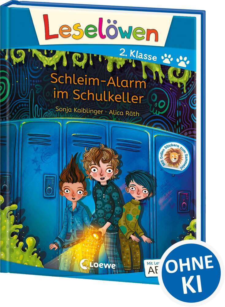 Leselöwen 2. Klasse - Schleim-Alarm im Schulkeller (Sonja Kaiblinger)