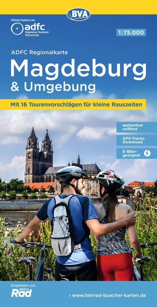 BVA ADFC Regionalkarte Magdeburg & Umgebung 1:75.000