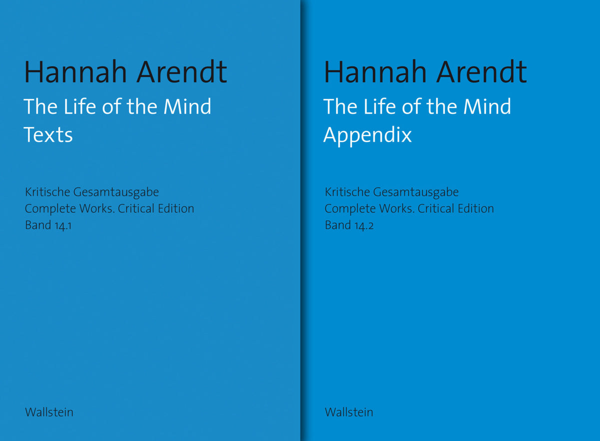 The Life of the Mind, 2 Teile (Hannah Arendt)
