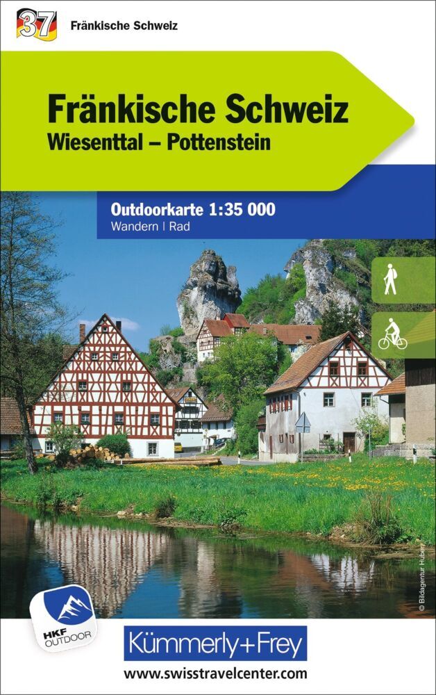 Kümmerly+Frey Outdoorkarte Deutschland 37 Fränkische Schweiz 1:35.000