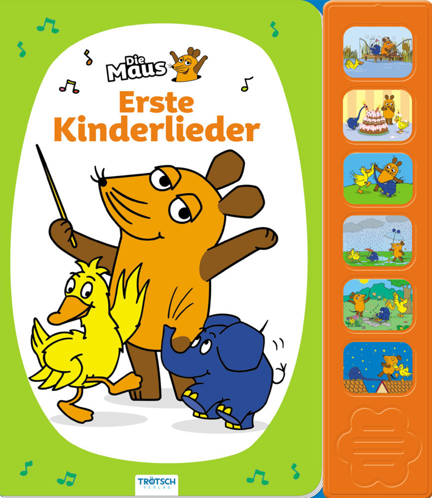 Trötsch Die Maus Soundbuch Erste Kinderlieder (Trötsch Verlag)