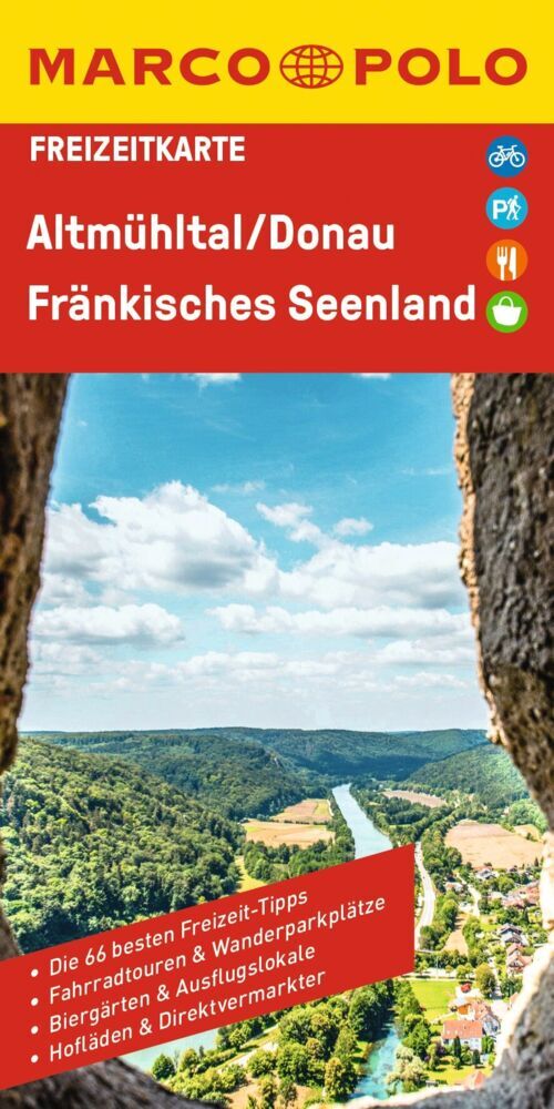 MARCO POLO Freizeitkarte 36 Altmühltal, Donau, Fränkisches Seenland 1:110.000