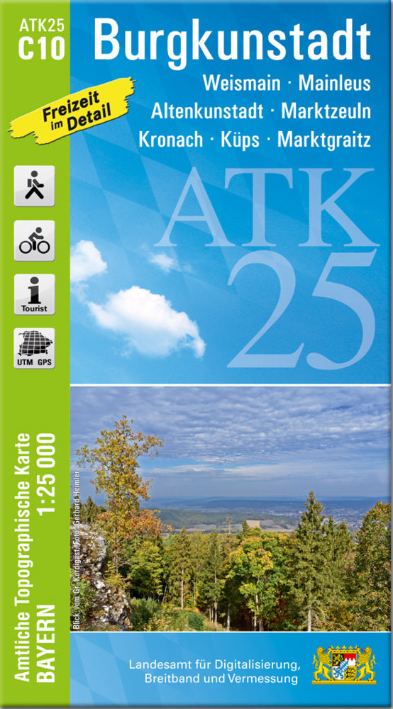 ATK25-C10 Burgkunstadt (Amtliche Topographische Karte 1:25000) (Breitband Und Vermessung, Bayern Landesamt Für Digitalisierung)