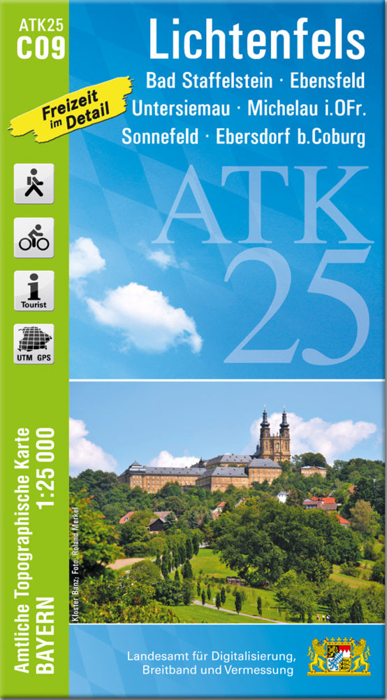 ATK25-C09 Lichtenfels (Amtliche Topographische Karte 1:25000) (Breitband Und Vermessung, Bayern Landesamt Für Digitalisierung)