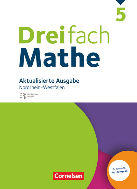 Dreifach Mathe - Nordrhein-Westfalen - Ausgabe 2022 - 5. Schuljahr (Tim Kaste)