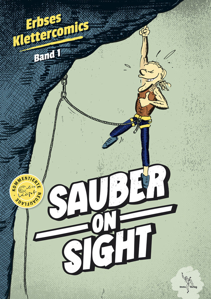 Klettercomics Sauber on sight (Eberhard (Erbse) Köpf)