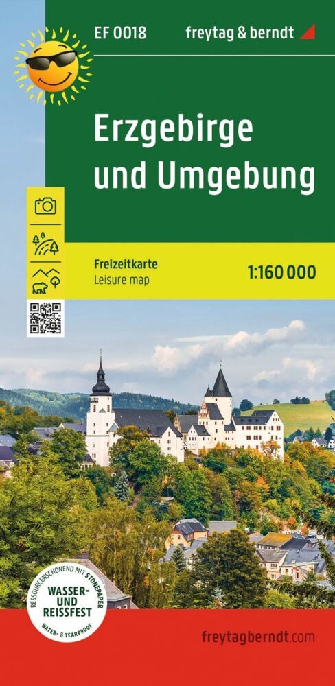 freytag & berndt Freizeitkarte Erzgebirge und Umgebung 1:160.000