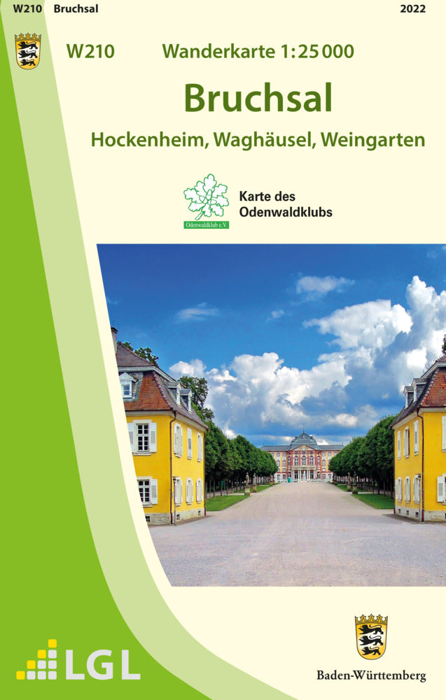 W210 Wanderkarte 1:25 000 Bruchsal (Lgl)