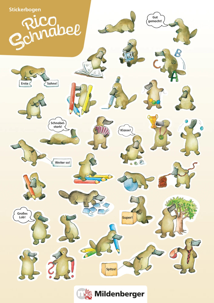 Rico Schnabel - Stickerbogen (VPE 5) (Stefanie Drecktrah)