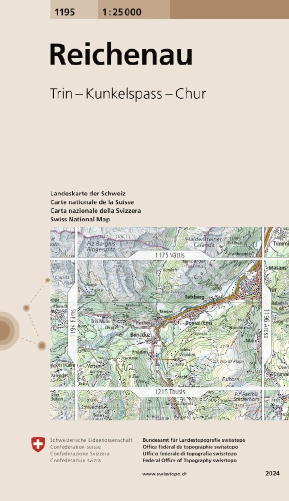 1195 Reichenau (Bundesamt Für Landestopografie Swisstopo)