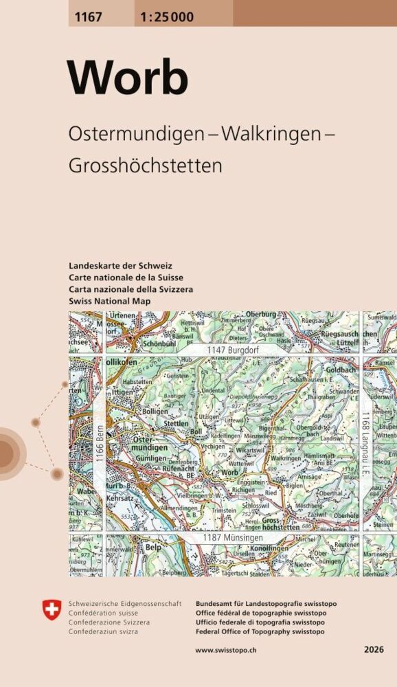 1167 Worb (Bundesamt Für Landestopografie Swisstopo)