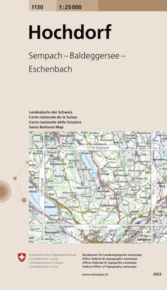 1130 Hochdorf (Bundesamt Für Landestopografie Swisstopo)