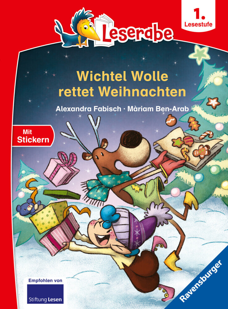 Leserabe 1. Lesestufe - Wichtel Wolle rettet Weihnachten (Alexandra Fabisch)