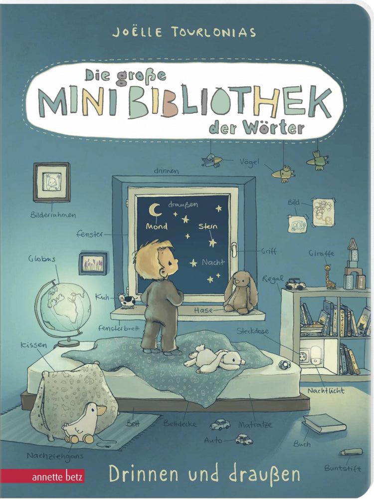 Die große Mini-Bibliothek der Wörter - Drinnen und draußen (Die Mini-Bibliothek der Wörter, Bd.) (Joëlle Tourlonias)