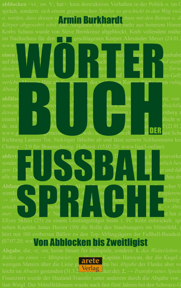 Wörterbuch der Fußballsprache (Armin Burkhardt)