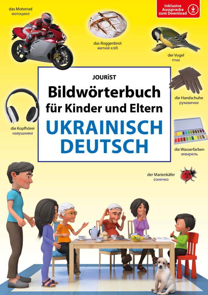 Bildwörterbuch für Kinder und Eltern Ukrainisch-Deutsch (Igor Jourist)