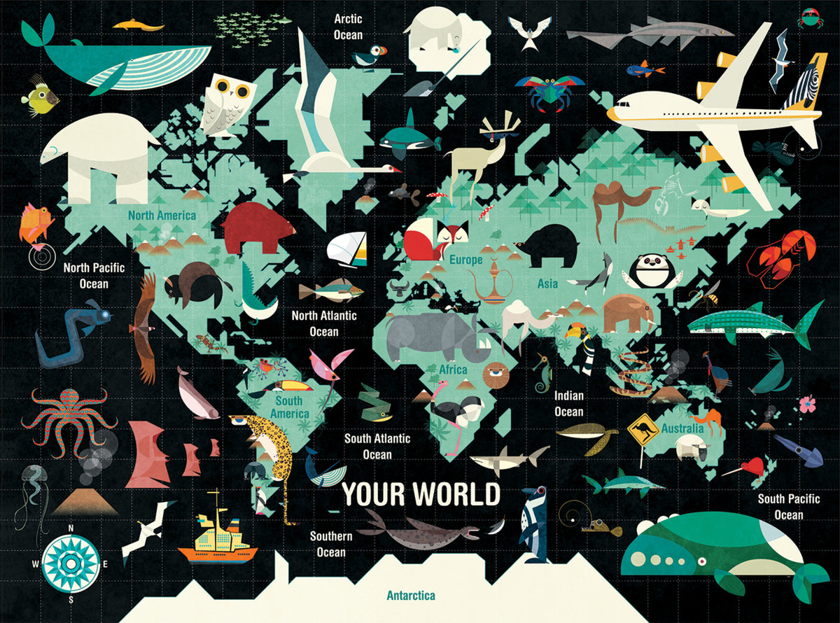 Your World 1000 Piece Family Puzzle (Mudpuppy)