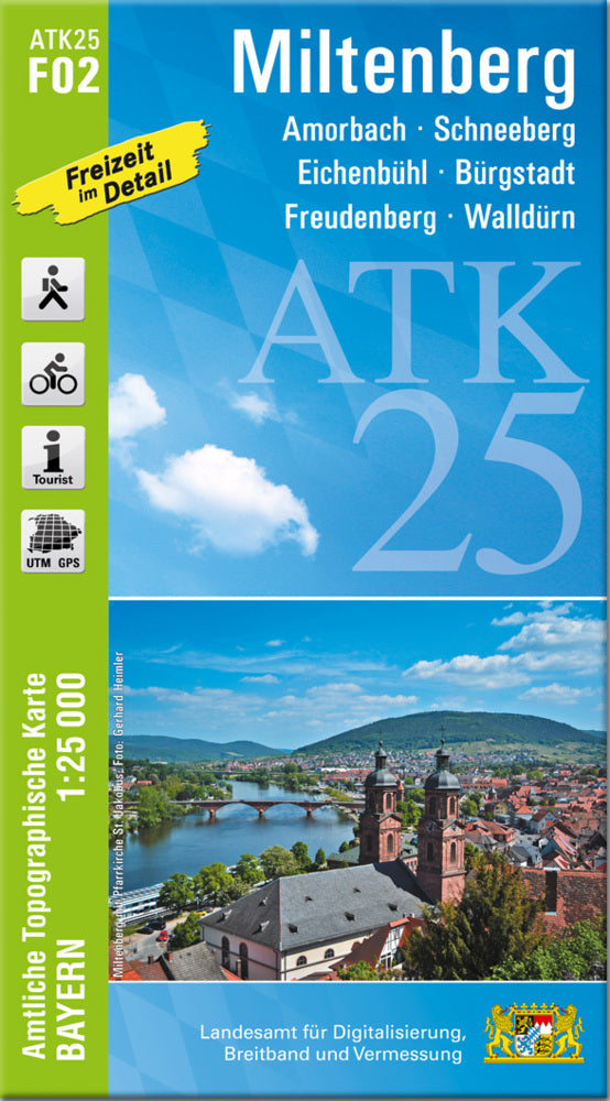 ATK25-F02 Miltenberg (Amtliche Topographische Karte 1:25000) (Breitband Und Vermessung, Bayern Landesamt Für Digitalisierung)