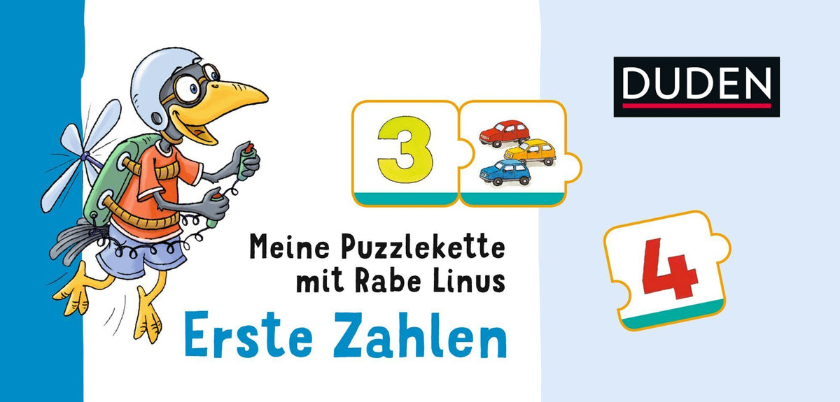 Meine Puzzlekette mit Rabe Linus - Erste Zahlen VE/3 (Dorothee Raab)