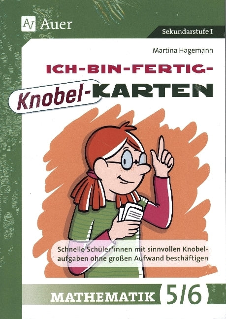 Ich-bin-fertig-Knobelkarten Mathematik Klassen 5-6, m. 1 Beilage (Martina Hagemann)