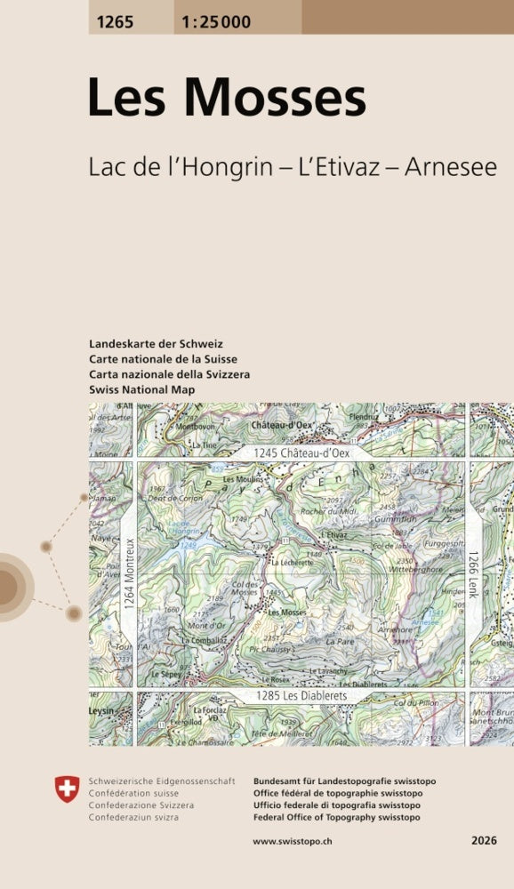 1265 Les Mosses (Bundesamt Für Landestopografie Swisstopo)