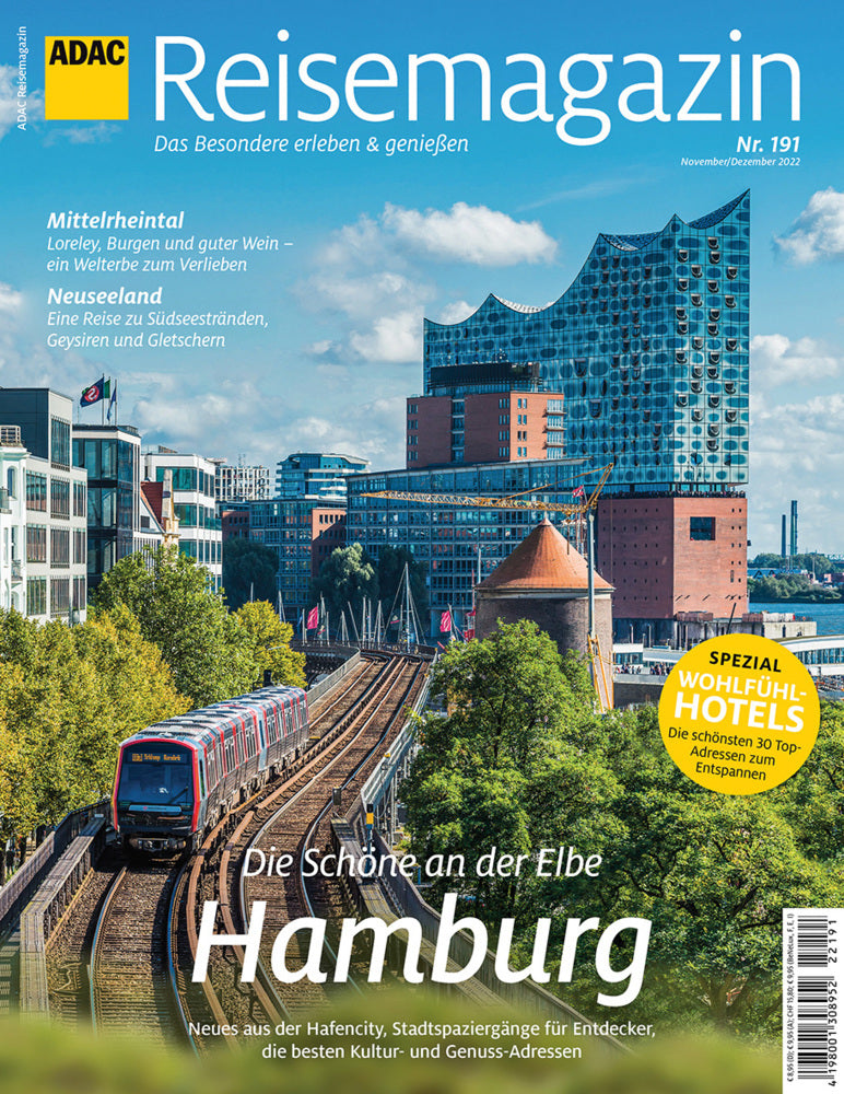 ADAC Reisemagazin mit Titelthema Hamburg (Motor Presse Stuttgart)