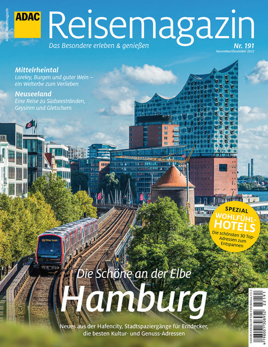 ADAC Reisemagazin mit Titelthema Hamburg (Motor Presse Stuttgart)