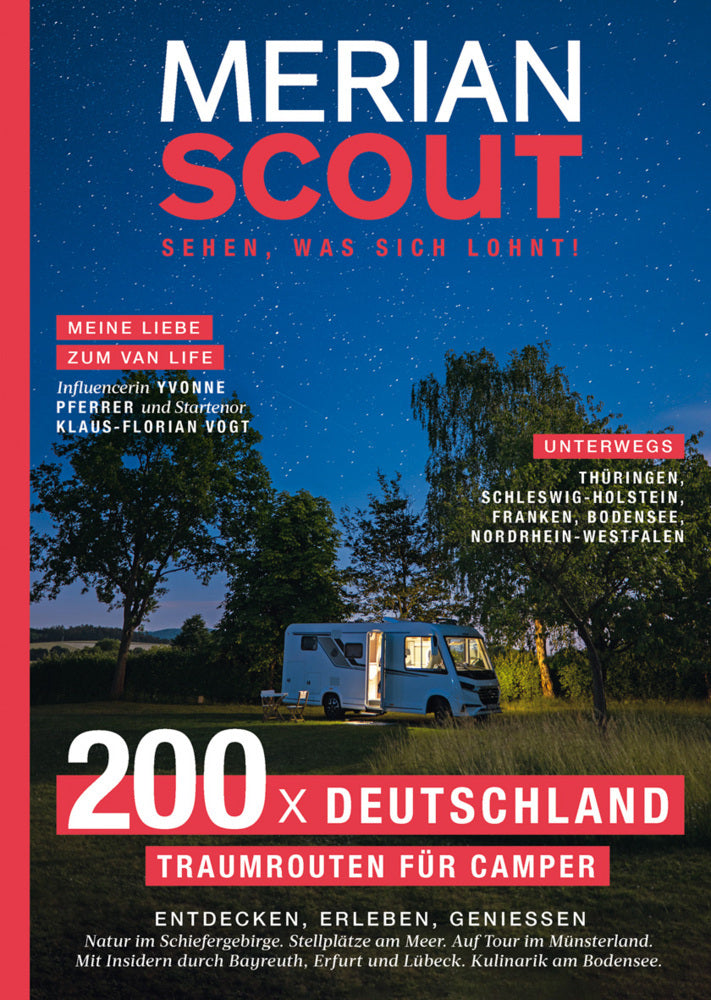 MERIAN Scout 19 - 200 x Deutschland für Camper (Jahreszeiten Verlag)