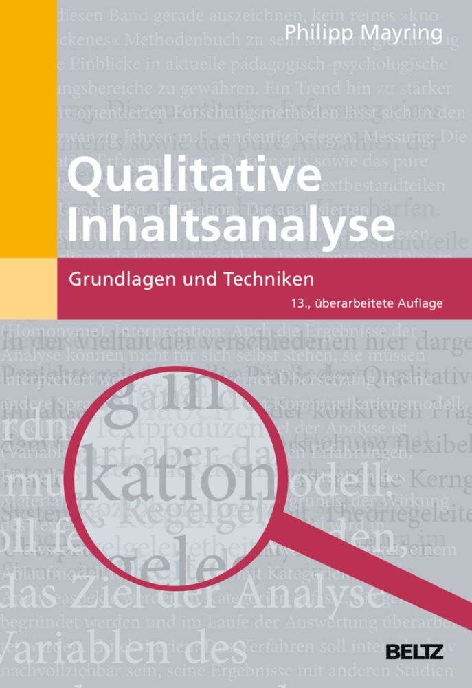 Qualitative Inhaltsanalyse (Philipp Mayring)