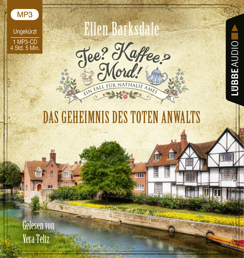 Tee? Kaffee? Mord! - Das Geheimnis des toten Anwalts, 1 Audio-CD, 1 MP3 (Ellen Barksdale)