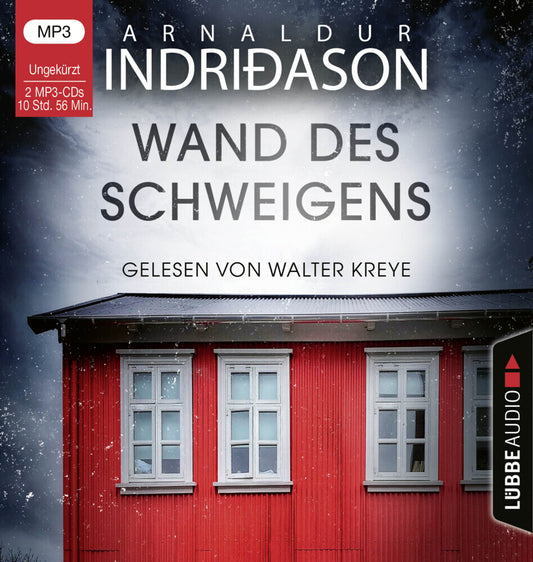 Wand des Schweigens, 2 Audio-CD, 2 MP3 (Arnaldur Indriðason)