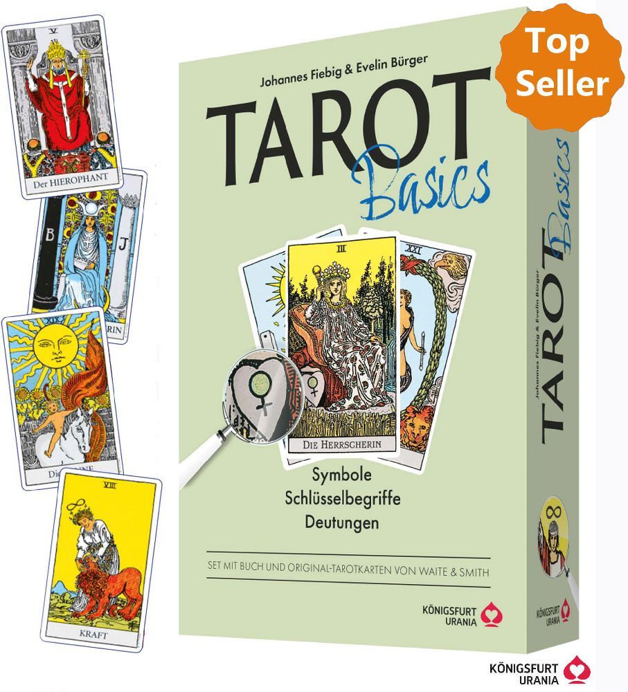 Tarot Basic Waite - Symbole, Schlüsselbegriffe, Deutungen, m. 1 Buch, m. 1 Beilage (Johannes Fiebig)