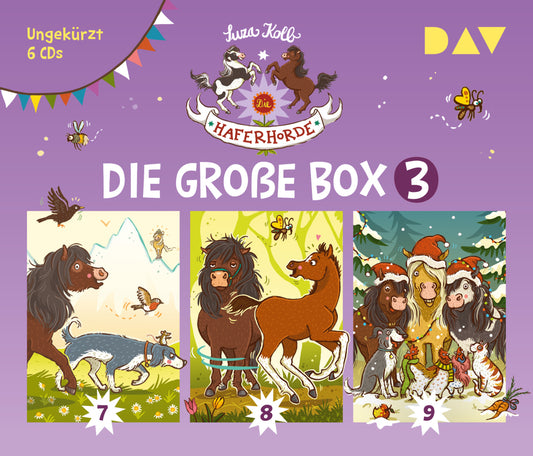 Die Haferhorde - Die große Box 3 (Teil 7-9), 6 Audio-CD (Suza Kolb)