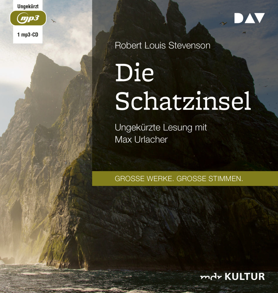 Die Schatzinsel, 1 Audio-CD, 1 MP3 (Robert Louis Stevenson)