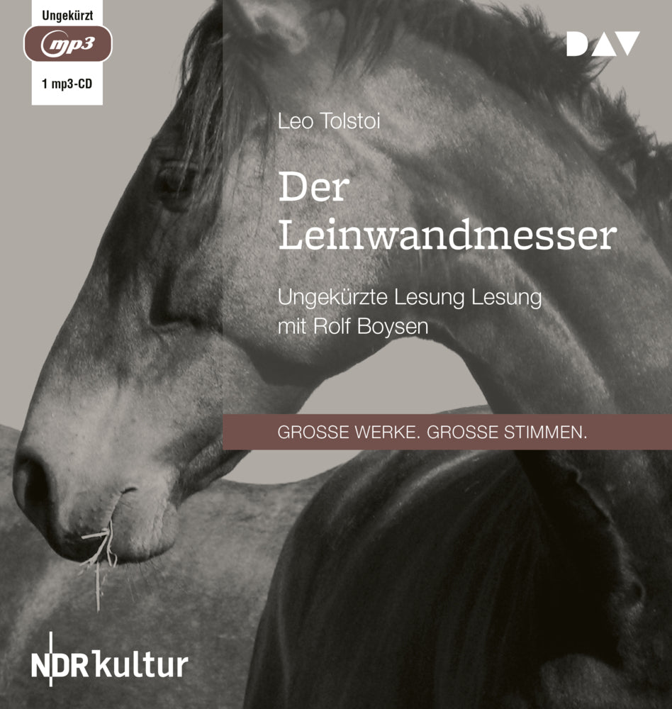 Der Leinwandmesser, 1 Audio-CD, 1 MP3 (Leo N. Tolstoi)