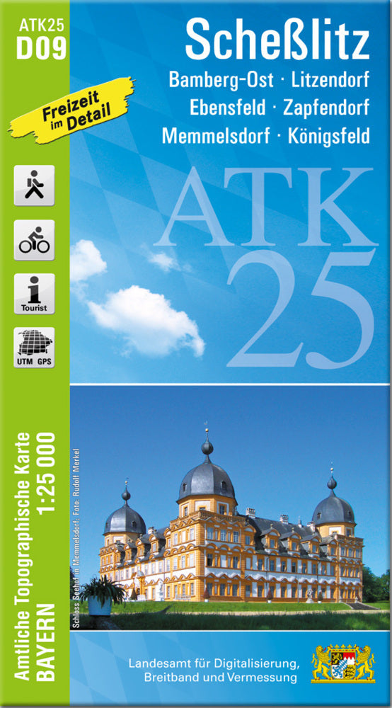 ATK25-D09 Scheßlitz (Amtliche Topographische Karte 1:25000) (Breitband Und Vermessung, Bayern Landesamt Für Digitalisierung)
