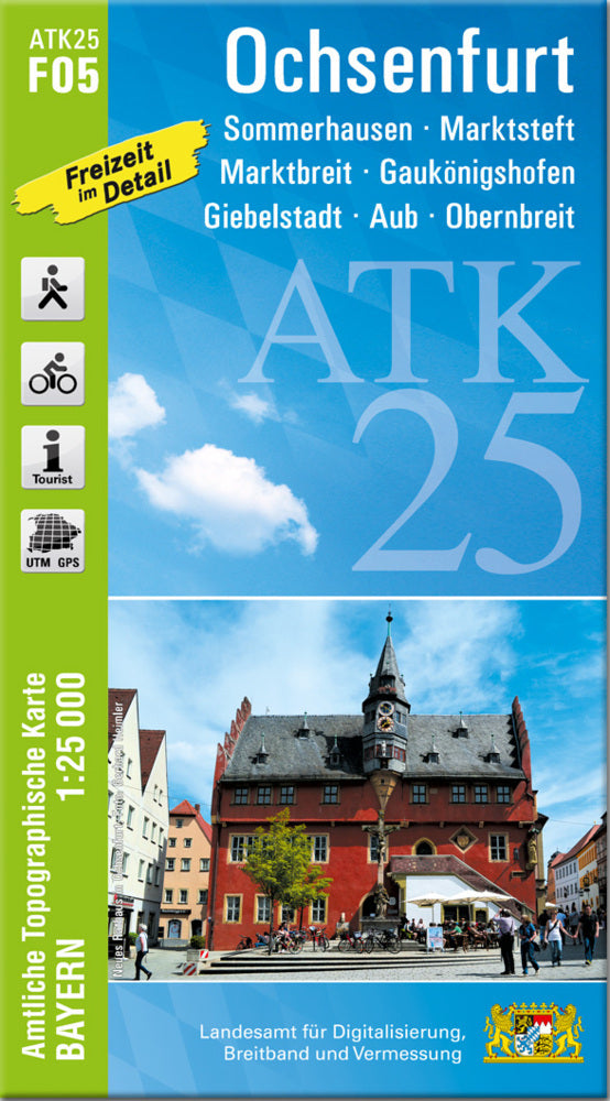 ATK25-F05 Ochsenfurt (Amtliche Topographische Karte 1:25000) (Breitband Und Vermessung, Bayern Landesamt Für Digitalisierung)