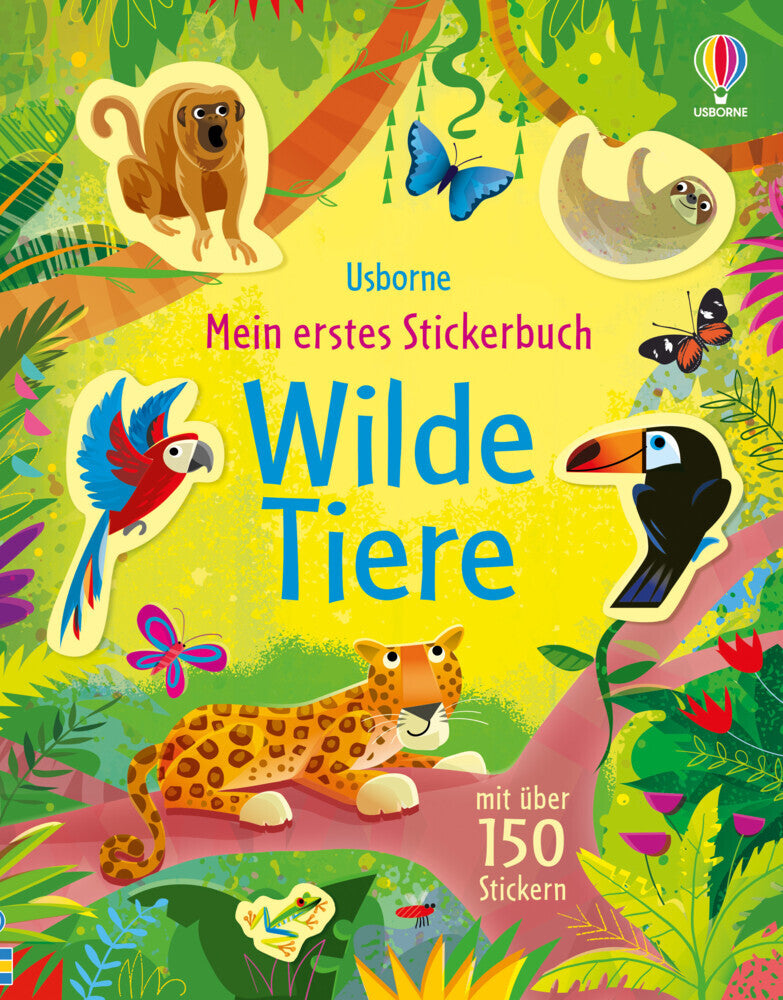 Mein erstes Stickerbuch: Wilde Tiere (Holly Bathie)