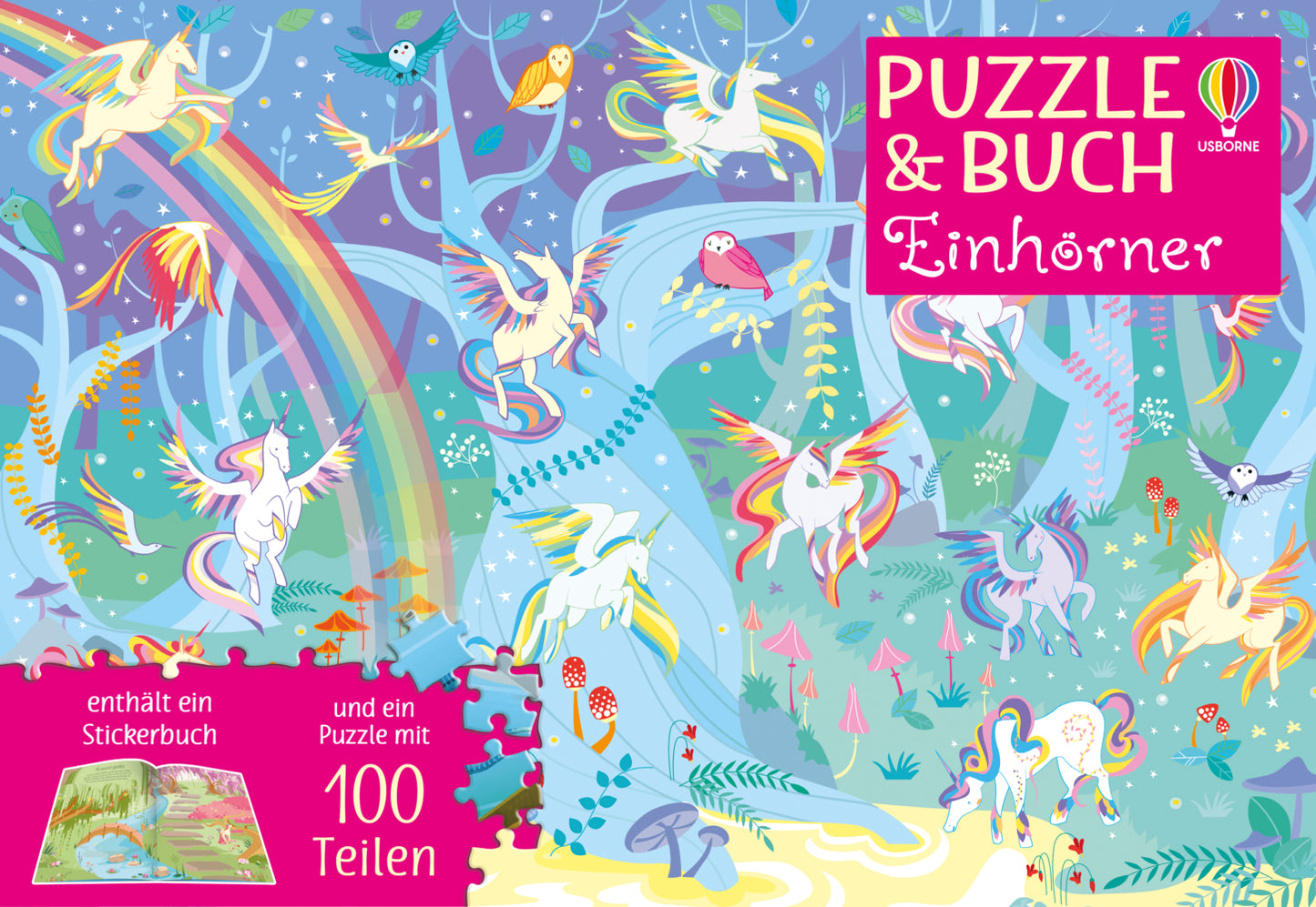 Puzzle & Buch: Einhörner (Sam Smith)