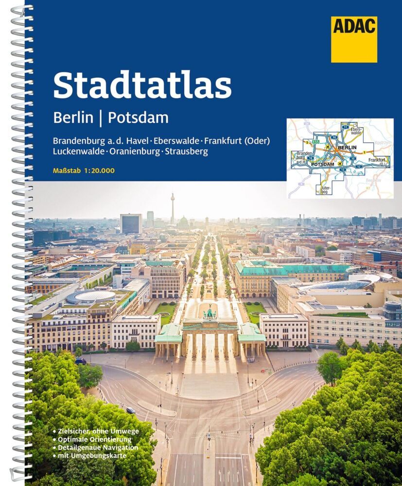 ADAC Stadtatlas Berlin/Potsdam 1:20.000