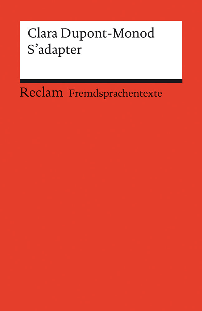 S'adapter (Clara Dupont-Monod)