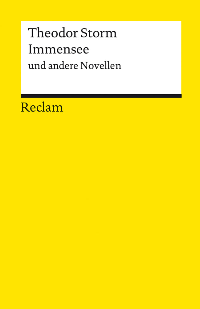 Immensee und andere Novellen (Theodor Storm)